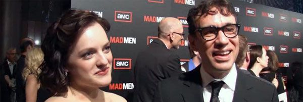 Elisabeth Moss and Fred Armisen Mad Men season 3 premiere event.jpg